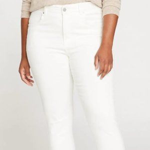 UNIVERSAL STANDARD Seine High Rise Skinny Jeans 27" - white - size 22